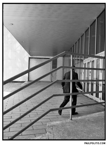 Montreal, July 7, 2017 (black and white photograph) by Paul Politis Montreal, July 7, 2017