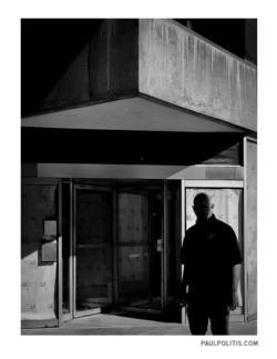 Faceless Man (black and white photograph) by Paul Politis), 2020