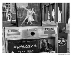 #wecare (black and white photograph)
