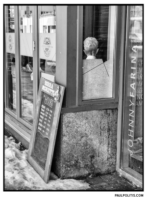 Ottawa, February 8, 2023 (black and white photograph) by Paul Politis