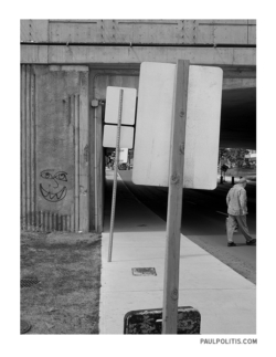 Stage Right (black and white photograph) by Paul Politis), 2020