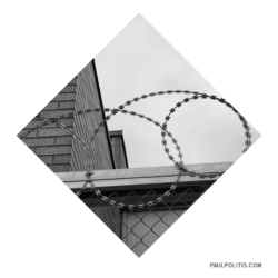 Untitled (black and white photograph) by Paul Politis, 2021