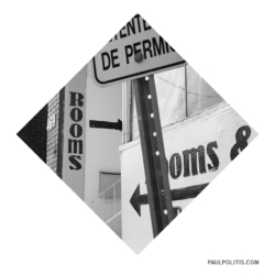 Untitled (black and white photograph) by Paul Politis, 2021