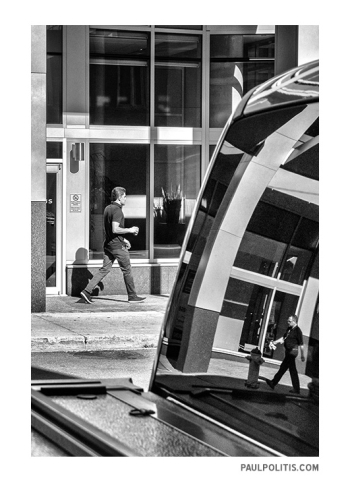 Duality - Street Reflections (black and white photograph), 2018 Duality - Street Reflections (black and white photograph)