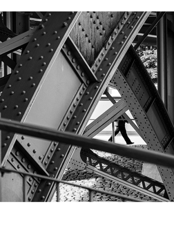 Machine (black and white photograph) (2018) by Paul Politis Machine (black and white photograph)