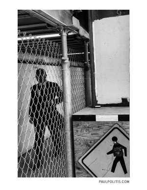 Urban Inmate P1040449 (black and white photograph)