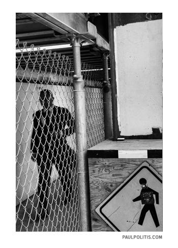 Urban Inmate P1040449 (black and white photograph) by Paul Politis, 2017 Urban Inmate P1040449 (black and white photograph)