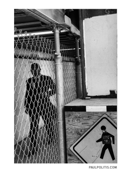 Urban Inmate P1040449 (black and white photograph)