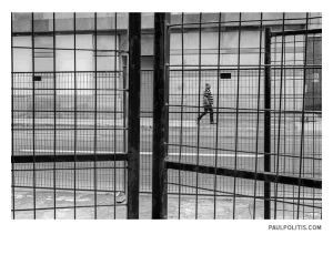 Urban Inmate P1050147 (black and white photograph)