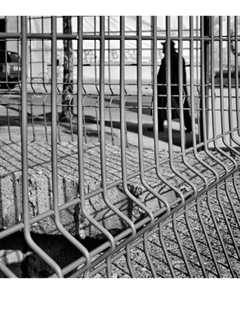 Urban Inmate P1060049 (Film Noir Fantasy) (black and white photograph) (2018) by Paul Politis Urban Inmate P1060049 (Film Noir Fantasy) (black and white photograph)