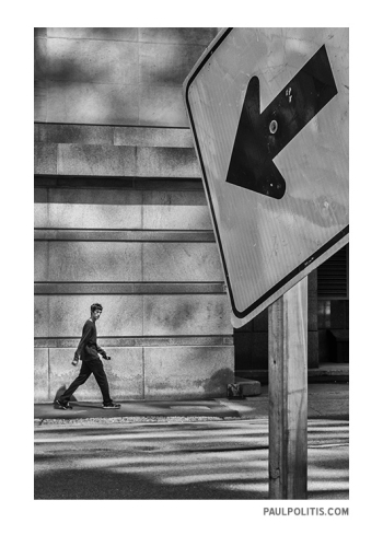 You are Here (black and white photograph) by Paul Politis (2017) You are Here (black and white photograph)