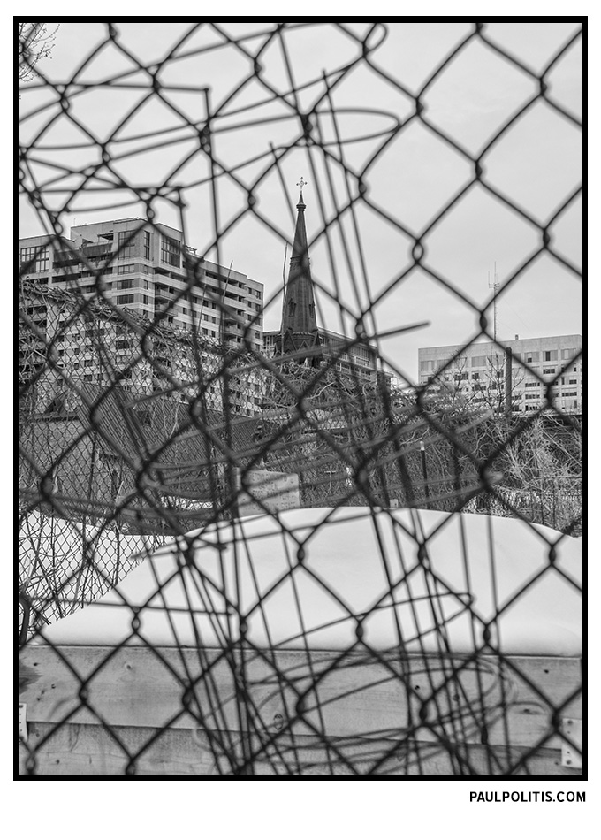 Ottawa, February 19, 2023 (black and white photograph) by Paul Politis