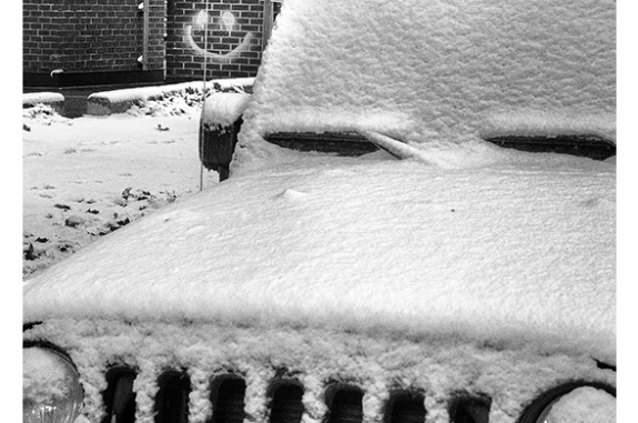 Cold Smile (black and white photograph)