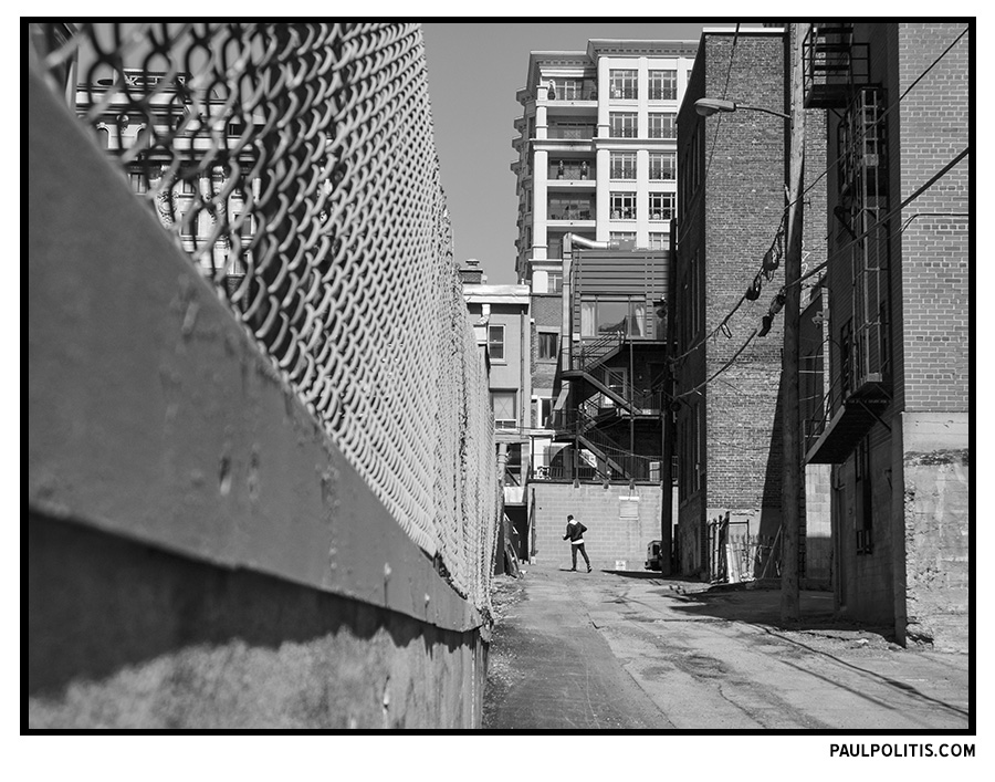 Montreal, May 25, 2023 (black and white photograph) by Paul Politis