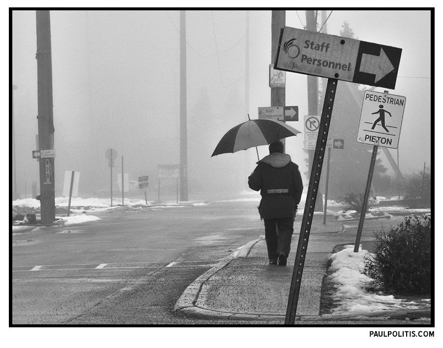 Ottawa, December 27, 2019 (black and white photograph) by Paul Politis