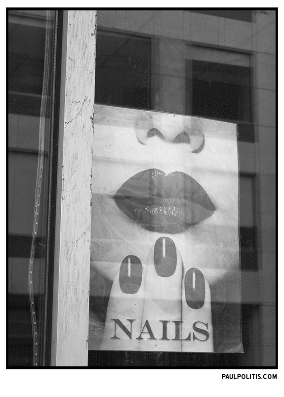 Nails (black and white photograph)