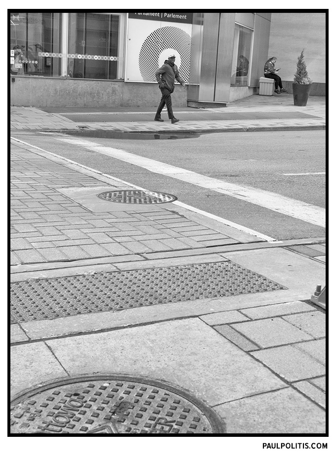 Ottawa, April 19, 2023 (black and white photograph) by Paul Politis