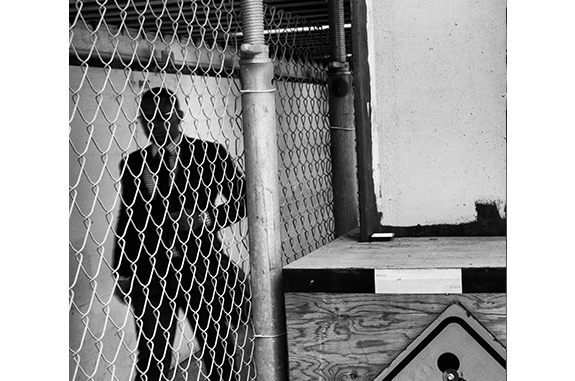 Urban Inmate P1040449 (black and white photograph)