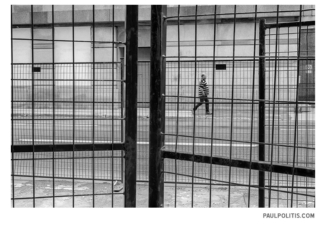 Urban Inmate P1050147 (black and white photograph)