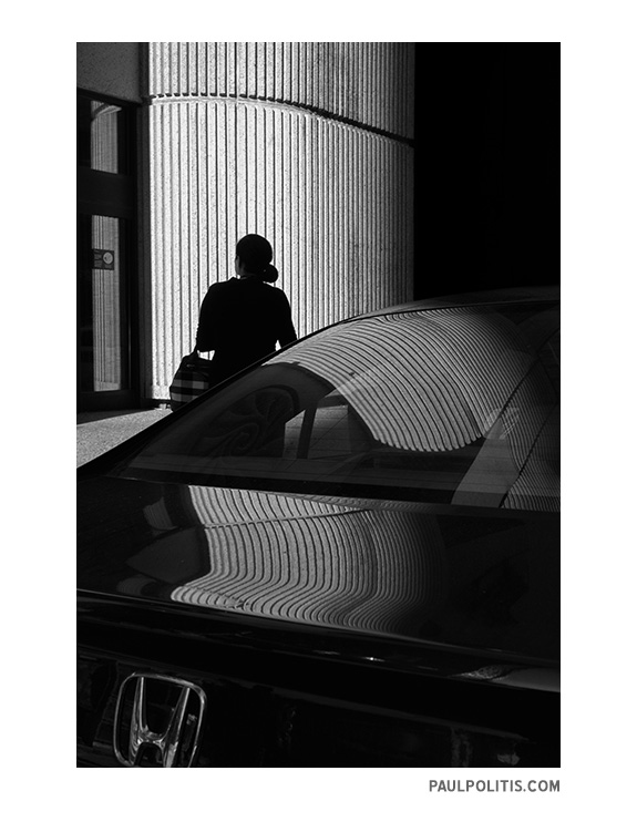 Citizen Silhouette #2 (black and white photograph)